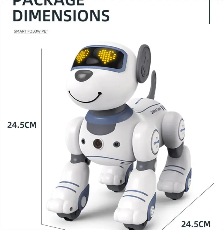 10 -Remote Controlled Stunt Dog. Voice Command Programmable - Remote Control Pet