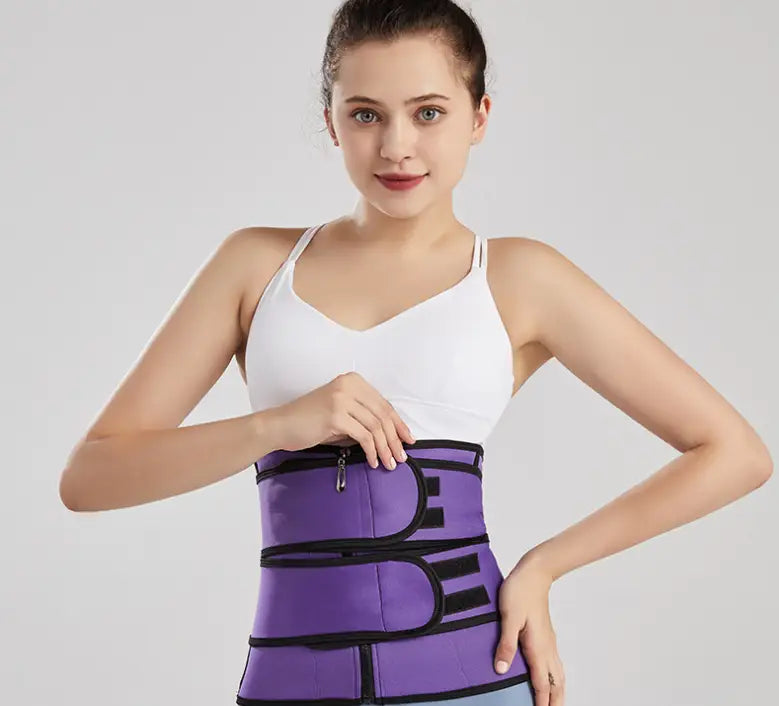 5 - Ceinture de modelage post-partum pour sculpter le corps avec fermeture éclair