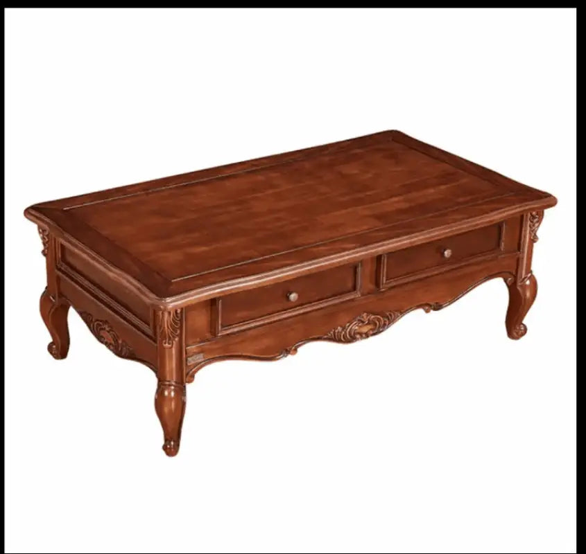 5 -Livingroom Coffee Table. Hand carved solid wood. - Tables Handmade Complete Product line MacArthur’s Merch.com