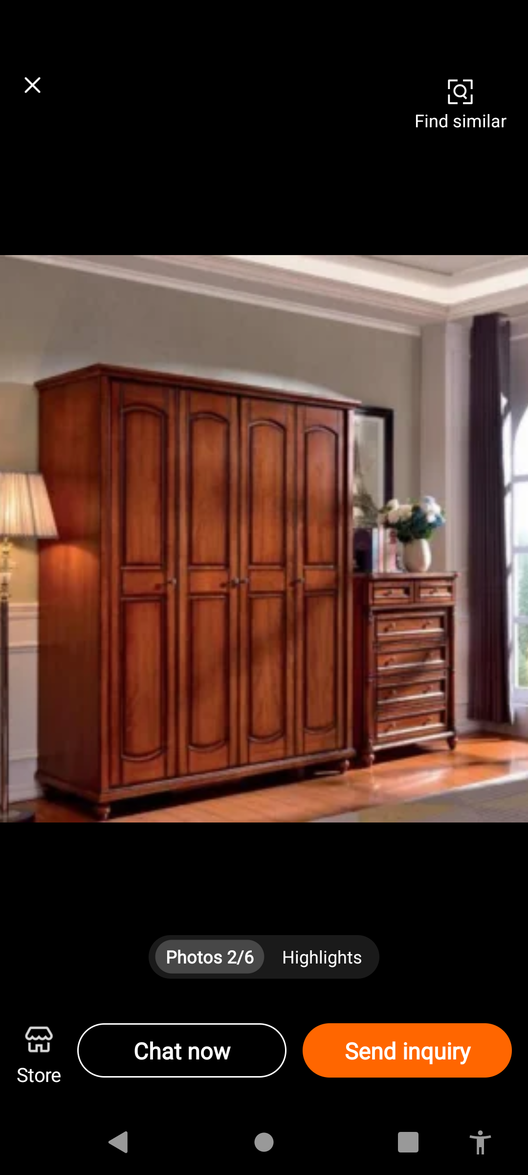 5 -Quality Wood Armoire.