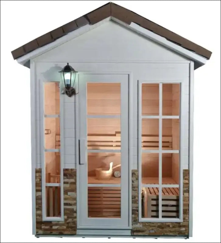 Outdoor garden sauna. Goodwood-furniture.com