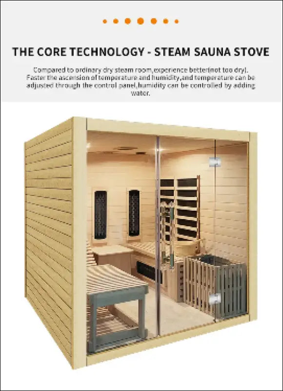 Goodwood-furniture, Goodwood-furniture.com, CSi - Traditional Dry Steam combination Infrared heat sauna. Holds 3.CSi - Traditional Dry Steam combination Infrared heat sauna. Holds 3.