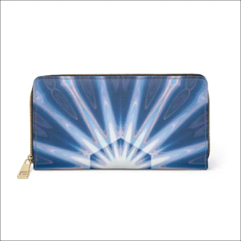 -Decorative Wallet. - Wallet Handmade Goodwood Furniture Pale sunburst blue and white / Female / White Office Den