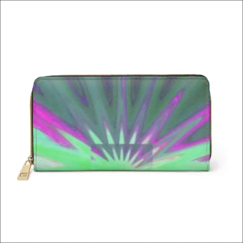 -Decorative Wallet. - Wallet Handmade Goodwood Furniture Purple greens sunrise / Female / White Office and Den