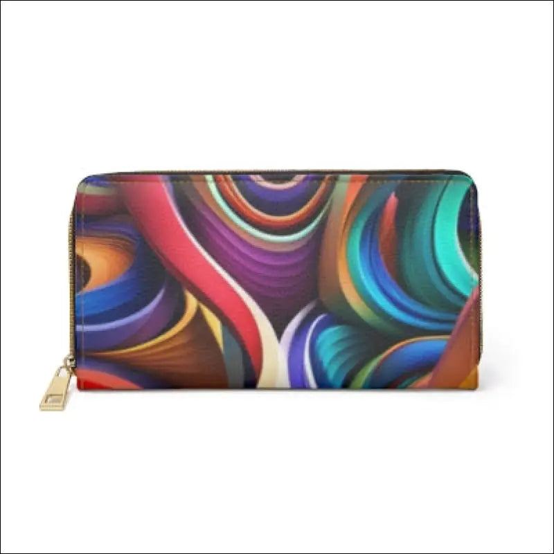 -Decorative Wallet. - Wallet Handmade Goodwood Furniture Candy colored swirl1 / Female / White Office and Den