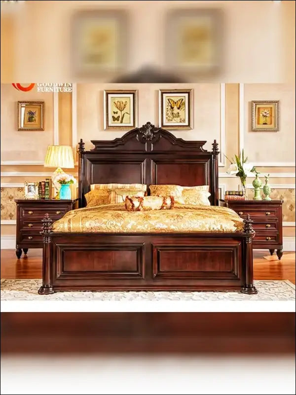 Beautiful Mahogany king sized bed